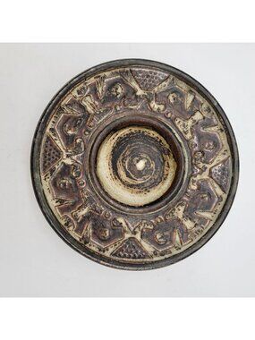 Vintage MCM Jorgen Mogensen Royal Copenhagen & B&S Teknik Danish Stoneware Dish